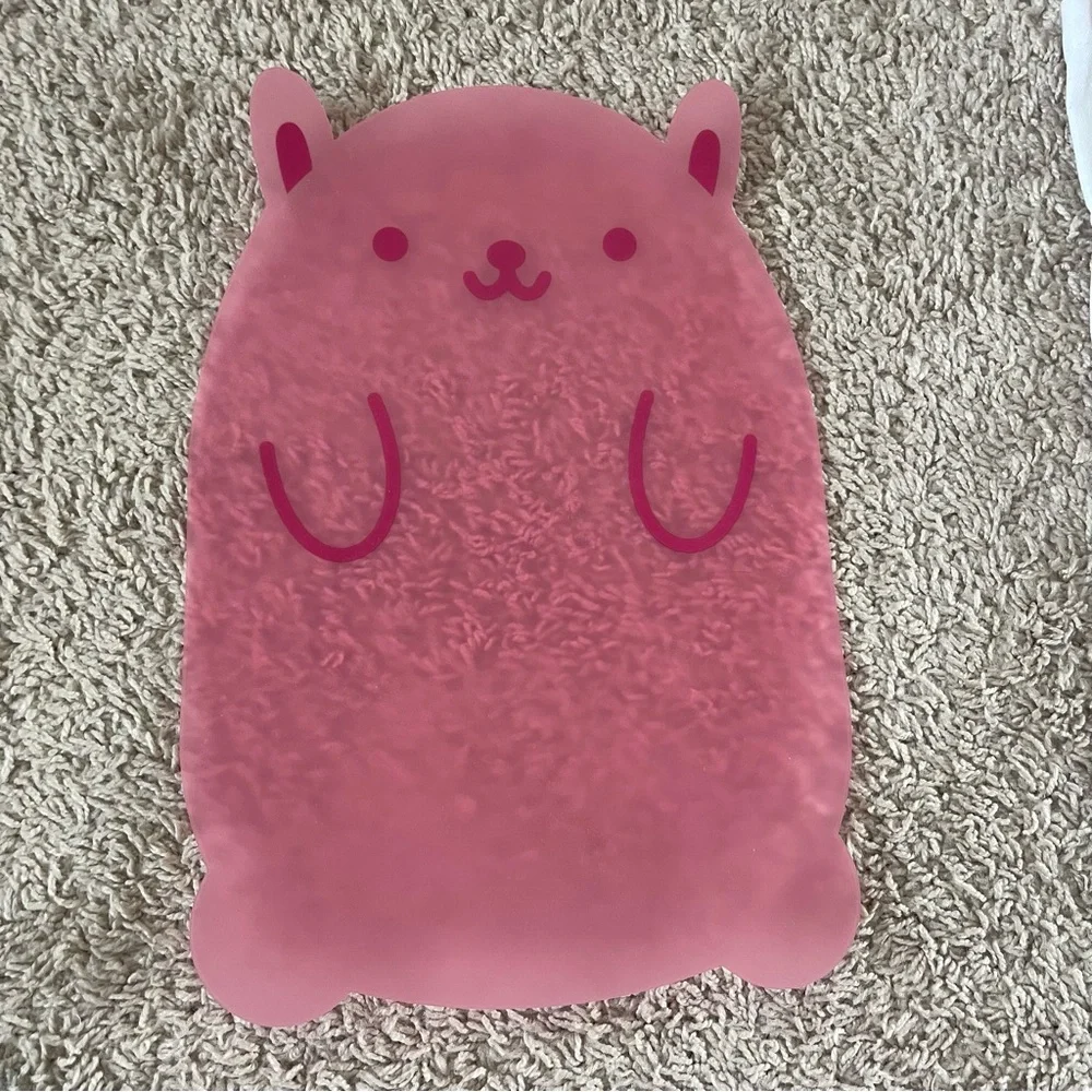Cute Pink Bear-Shaped Mat cutting board - Picture 1 of 1